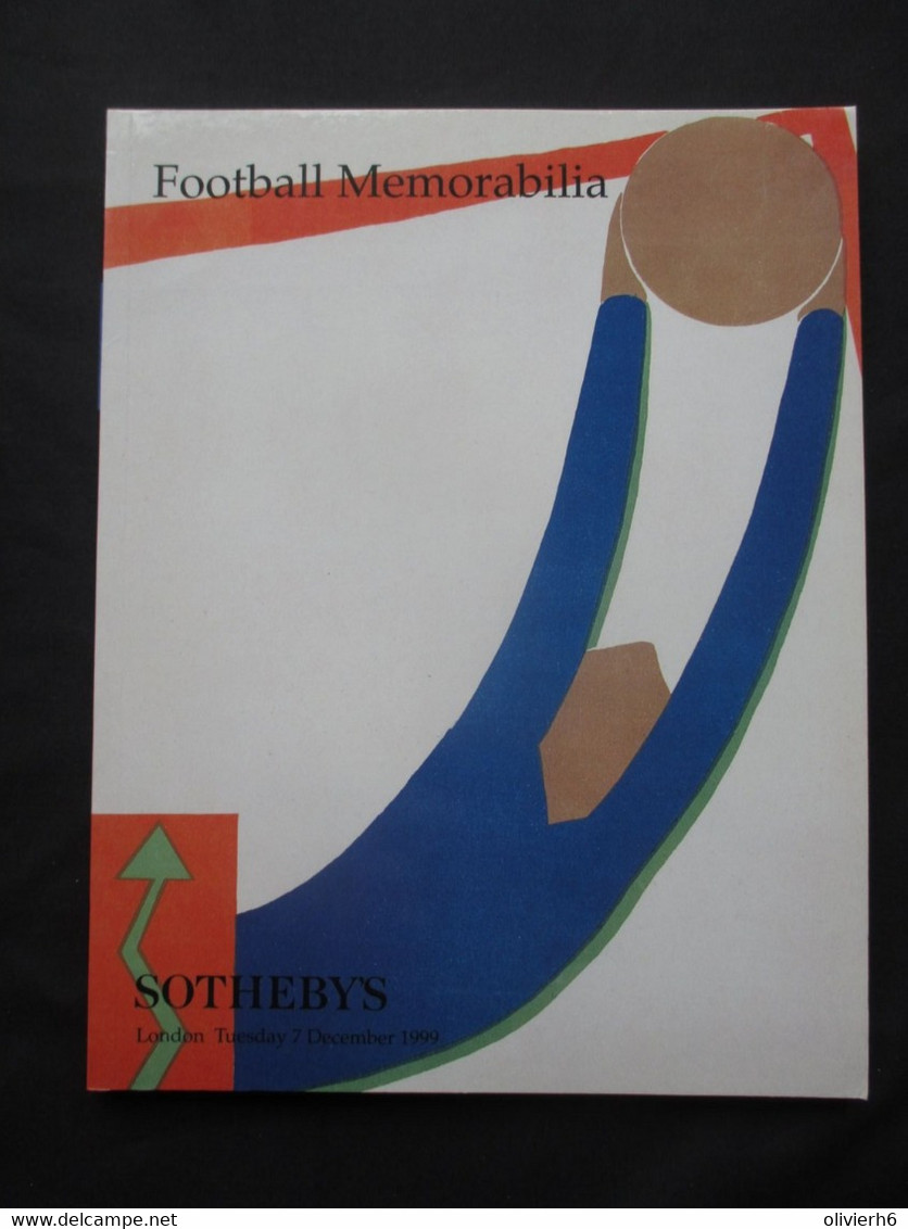 CATALOGUE DE VENTE SOTHEBY'S (V2026) FOOTBALL MEMORABILIA (9 Vues) Anderlecht Liverpool Chelsea England M-U 1999 - Andere & Zonder Classificatie