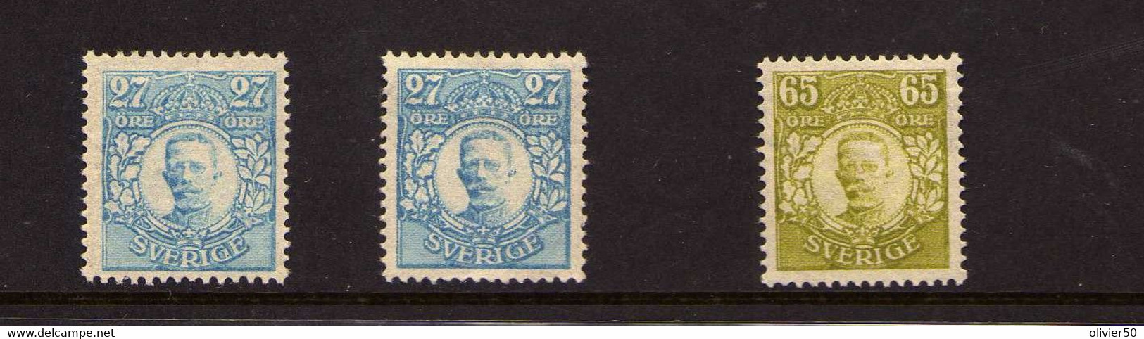 Suede (1910-19)    -Gustave V - Neufs* - Unused Stamps