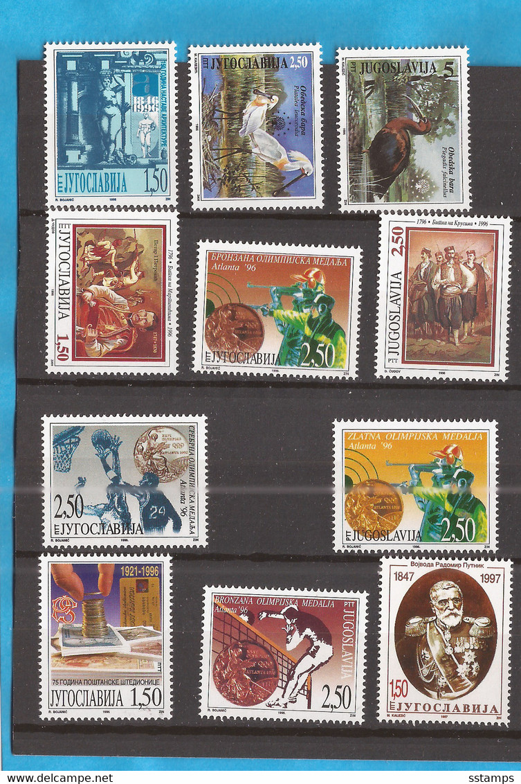 YU -10-10 40-50   SPORT  AUSVERKAUF BILLIG GUTE QUALITET  JUGOSLAVIJA JUGOSLAWIEN   MNH - Lots & Serien