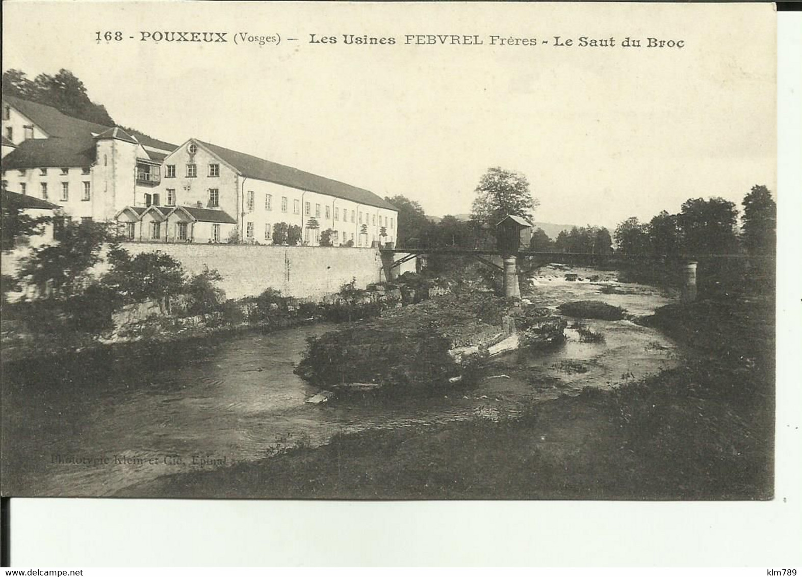 88 - Vosges -Pouxeux  - Les Usines - Febvrel Frères - Le Saut Du Broc - - Pouxeux Eloyes