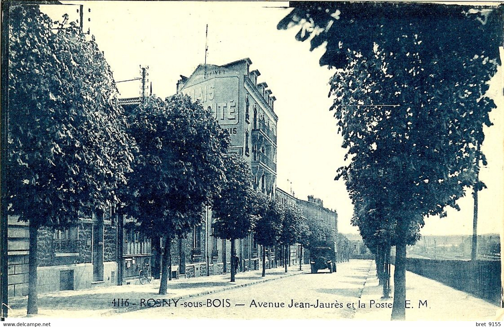 93 ROSNY SOUS BOIS LA POSTE DANS LA BELLE AVENUE JEAN JAURES CAMION - Rosny Sous Bois