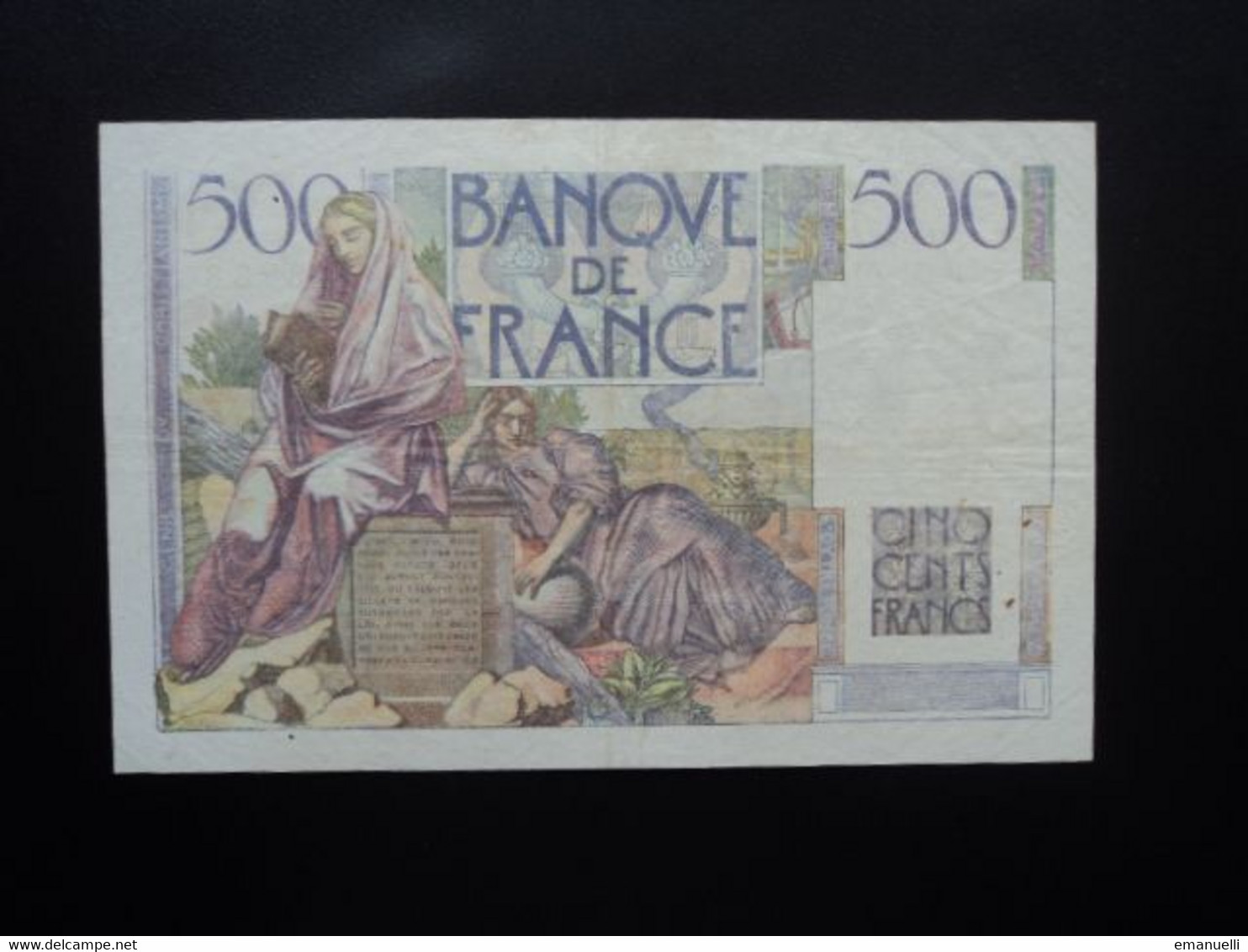 FRANCE : 500 FRANCS   7-2-146    FAYETTE 34 / PICK 129a     TTB+ * - 500 F 1945-1953 ''Chateaubriand''