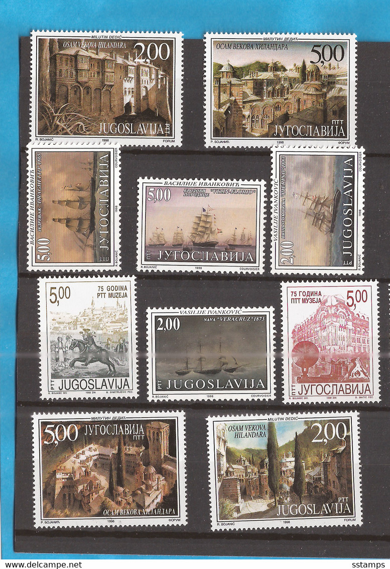 YU -10-10 40-50   NAVI  AUSVERKAUF BILLIG GUTE QUALITET  JUGOSLAVIJA JUGOSLAWIEN   MNH - Lots & Serien