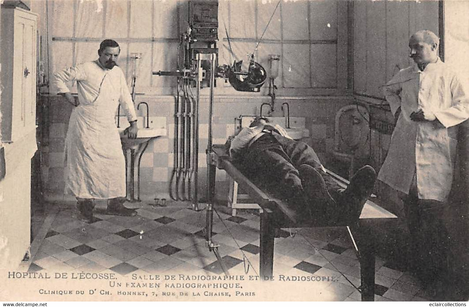 Thème: Santé:      Radiographie Et Radiologie  Hôpital De L'Ecosse  Paris  75      Voir Scan) - Health