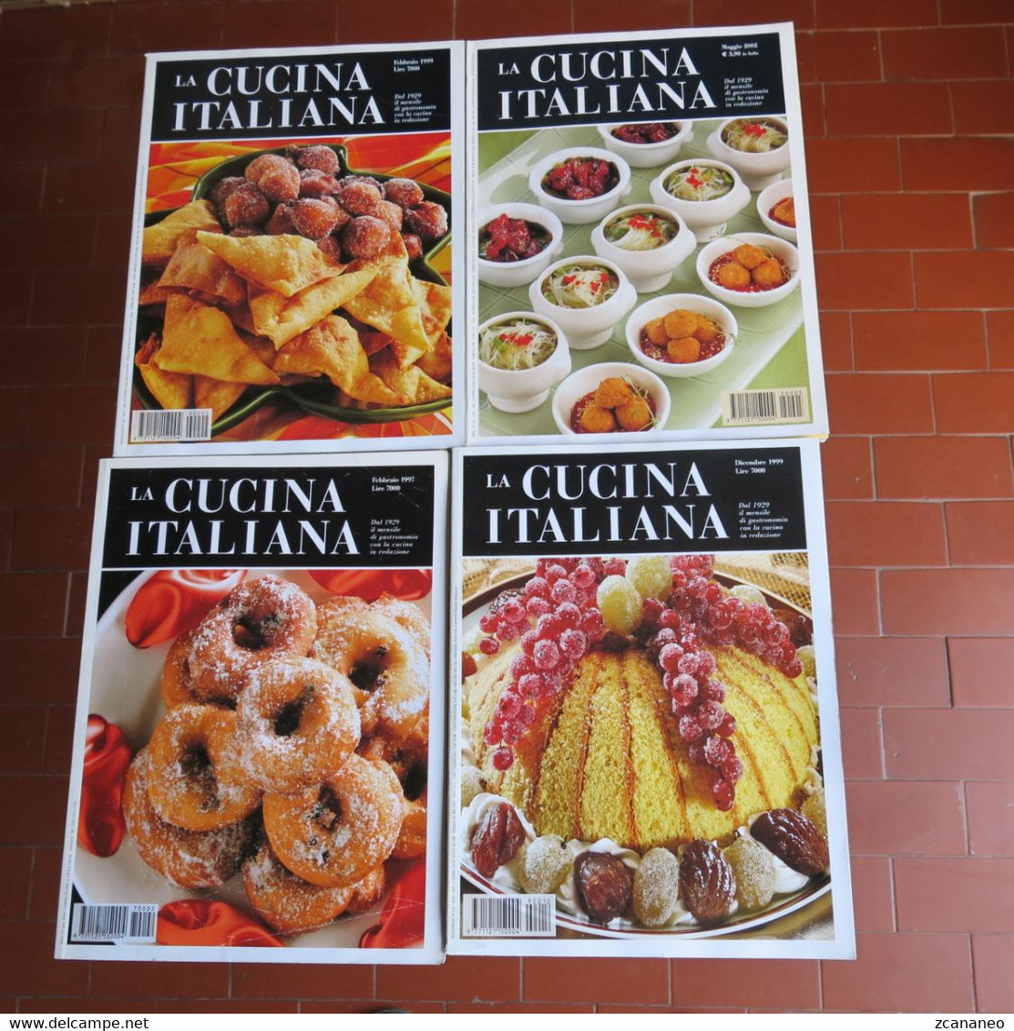 10 RIVISTE - LA CUCINA ITALIANA MENSILE ANNI DIVERSI 1996/7/9-2000/2 - - Casa Y Cocina