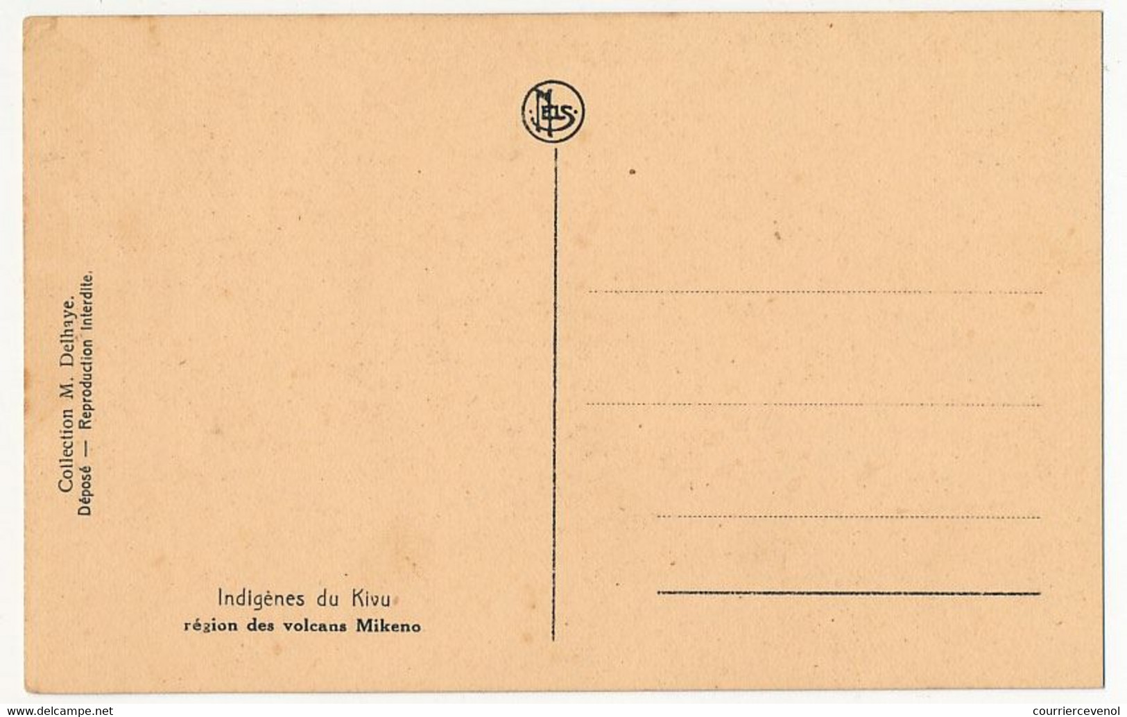 CPA - CONGO - Indigènes Du Kivu - Région Des Volcans Mikeno - Belgisch-Kongo