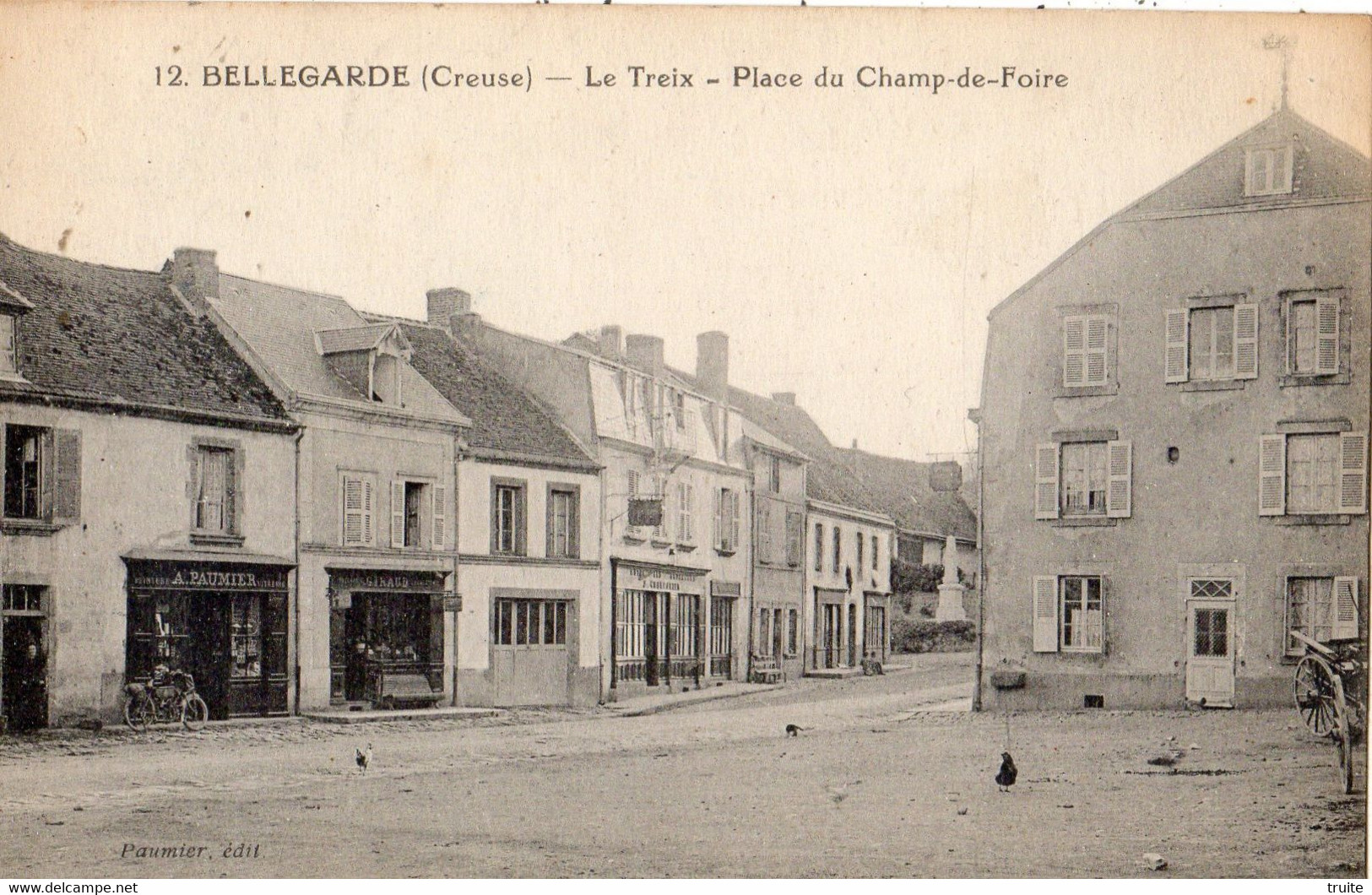 BELLEGARDE LE TREIX PLACE DU CHAMP-DE-FOIRE - Bellegarde