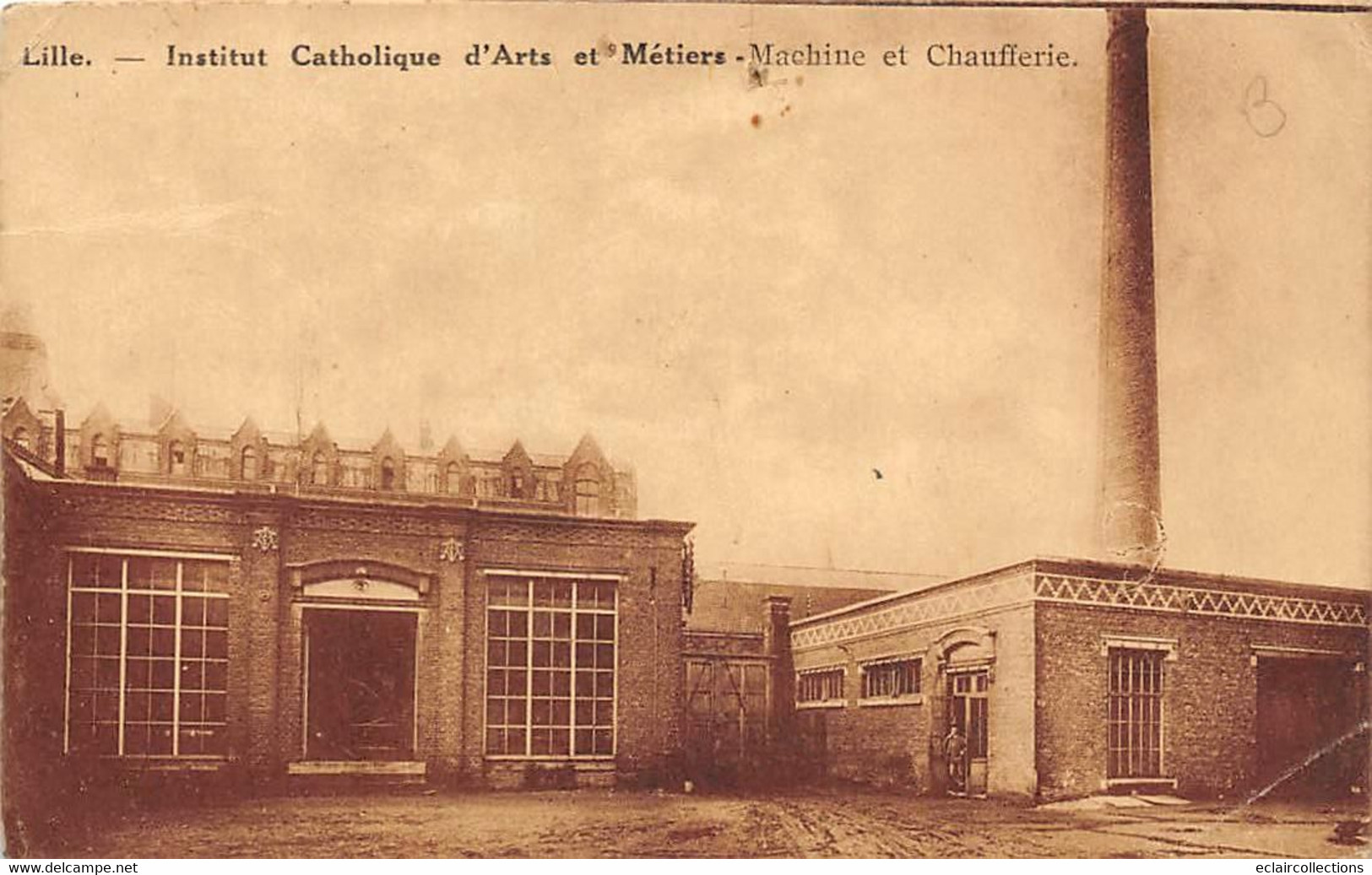 Lille       59       Institut Catholique  D'Arts Et Métiers. Machine Et Chaufferie       (voir Scan) - Lille