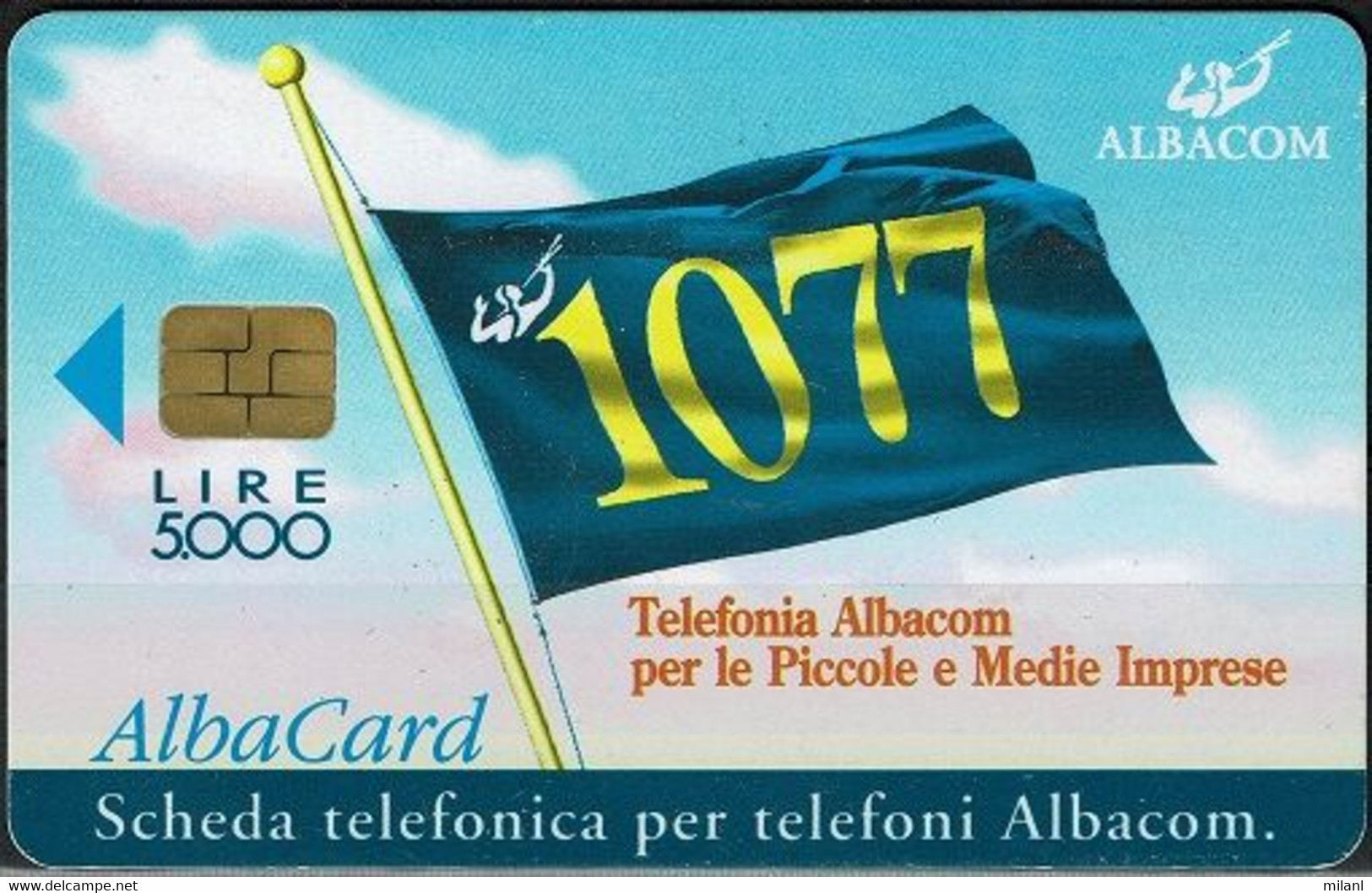 Scheda Per Telefoni Albacom - [2] Sim Cards, Prepaid & Refills