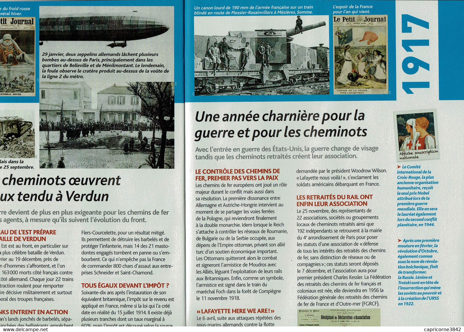 Collector De Fédération Des Retraités Des Chemins De Fer + Livret De L'Histoire Du Transport Ferroviaire De 1900 à 1917 - Collectors