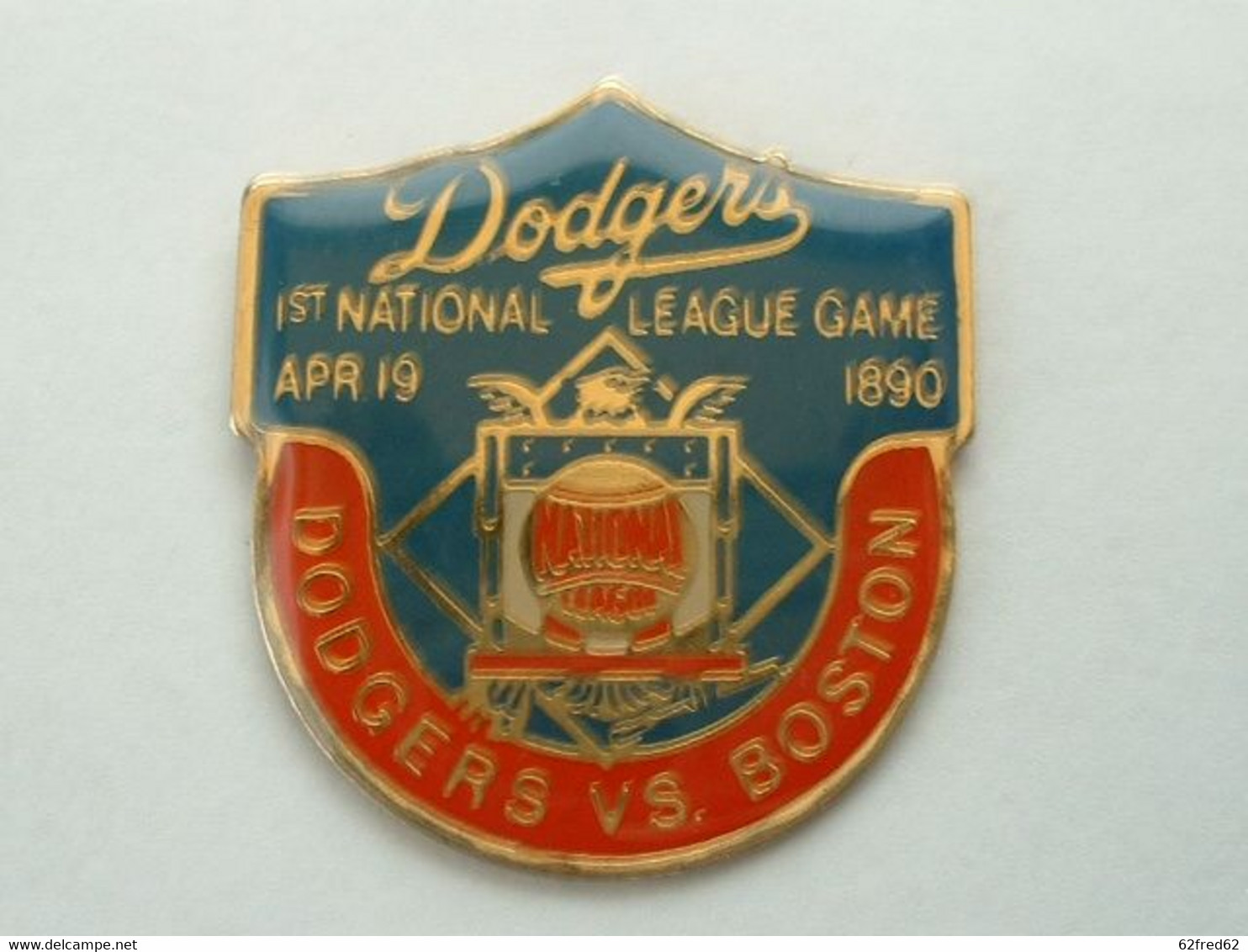 PIN'S BASEBALL - 1ST NATIONAL LEAGUE GAMES - DODGERS / BOSTON - Baseball