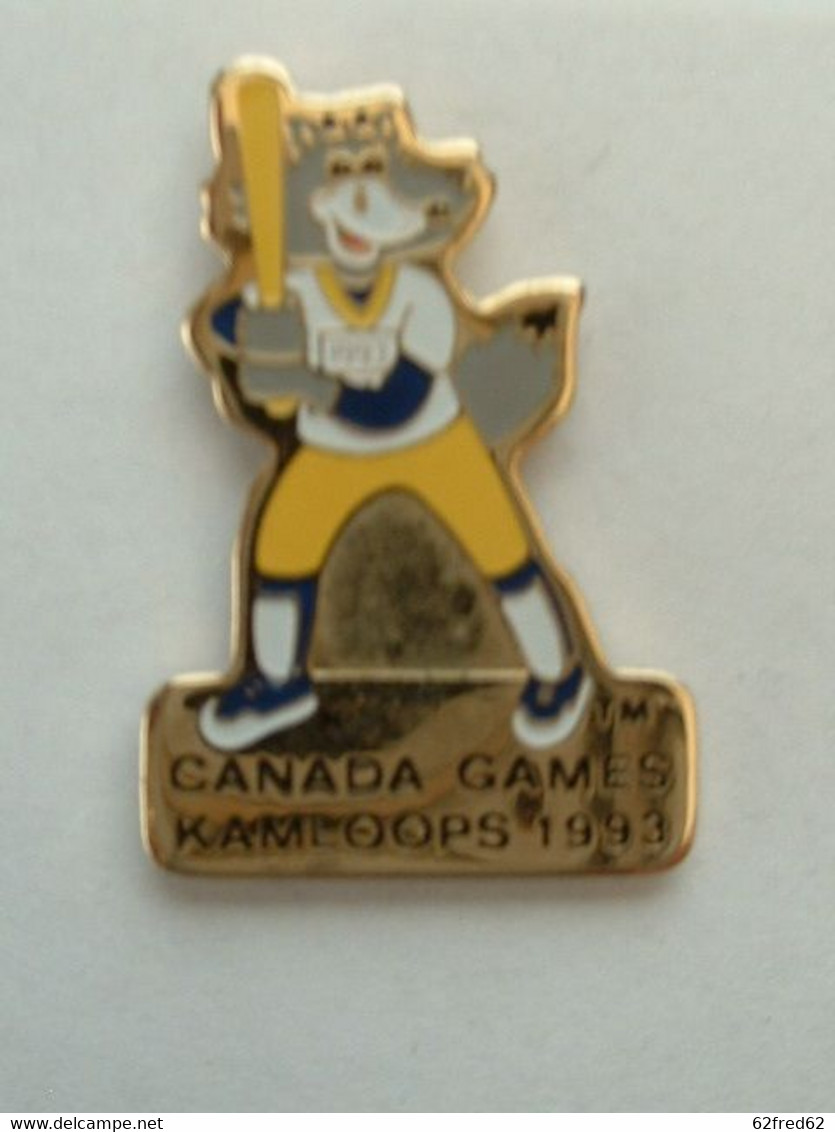 PIN'S BASEBALL - CANADA GAMES - KAMLOOPS 1993 - Honkbal