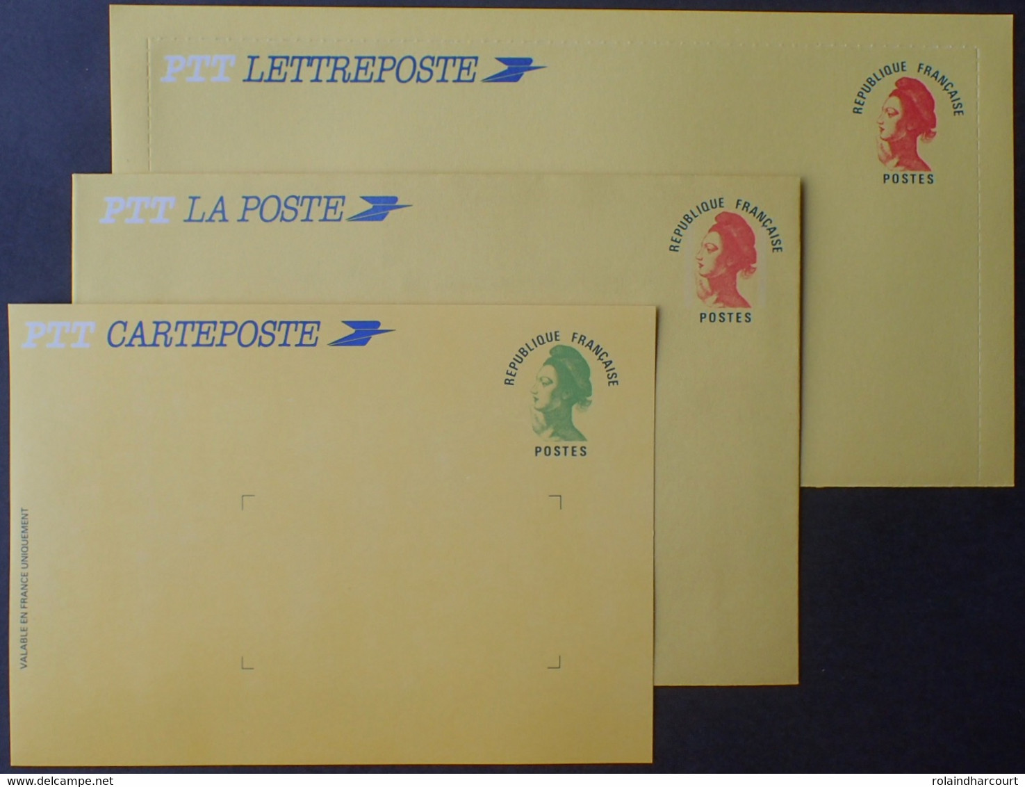 R1337/520 - 1984 - ENTIER POSTAUX - TYPE LIBERTE DE GANDON - N°2484-CP + CL + E - Lots Et Collections : Entiers Et PAP