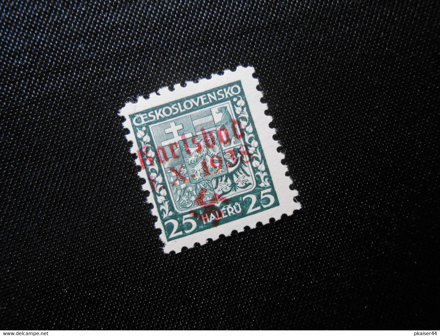 DR Mi 4   25H** - Sudetenland (Karlsbad)  1938 - Mi 250,00 € - (ric) - Occupation 1938-45