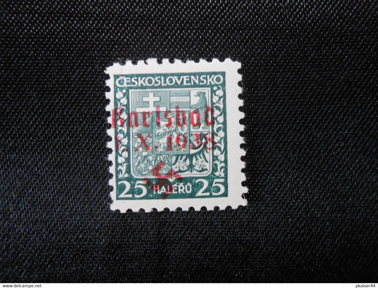 DR Mi 4   25H** - Sudetenland (Karlsbad)  1938 - Mi 250,00 € - (ric) - Occupation 1938-45