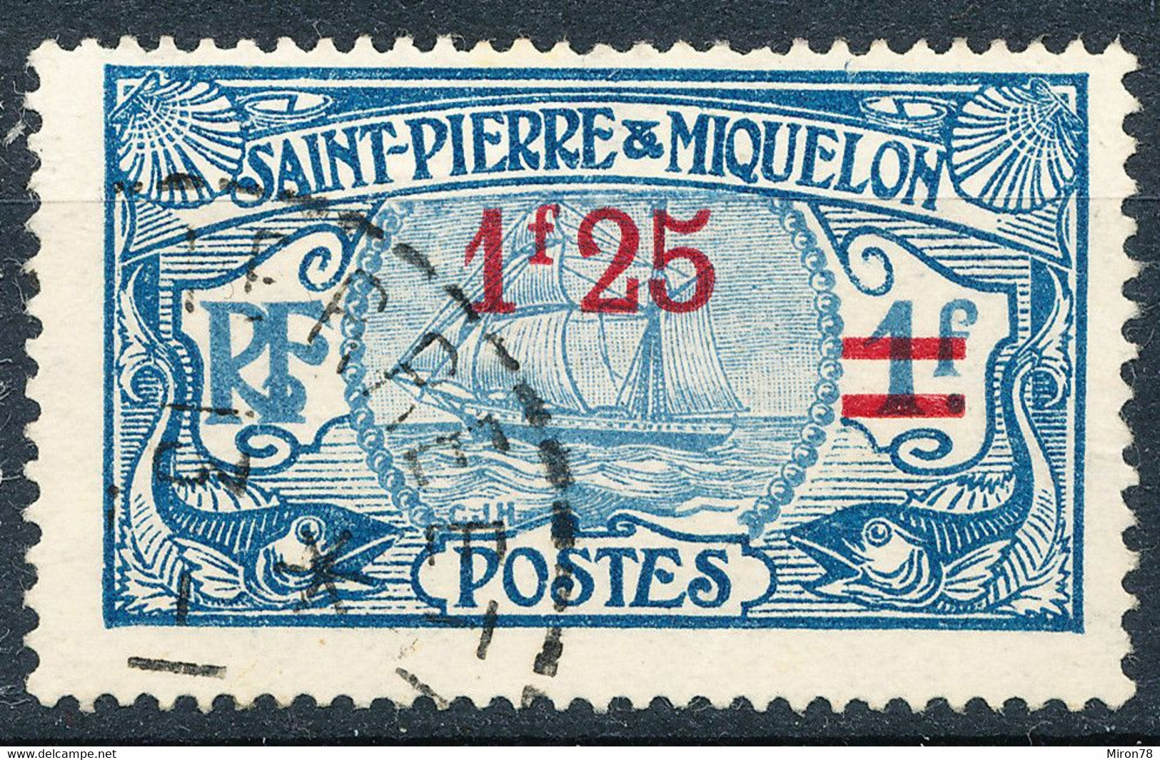 Stamp St.Pierre & Miquelon  Used Lot92 - Sonstige & Ohne Zuordnung