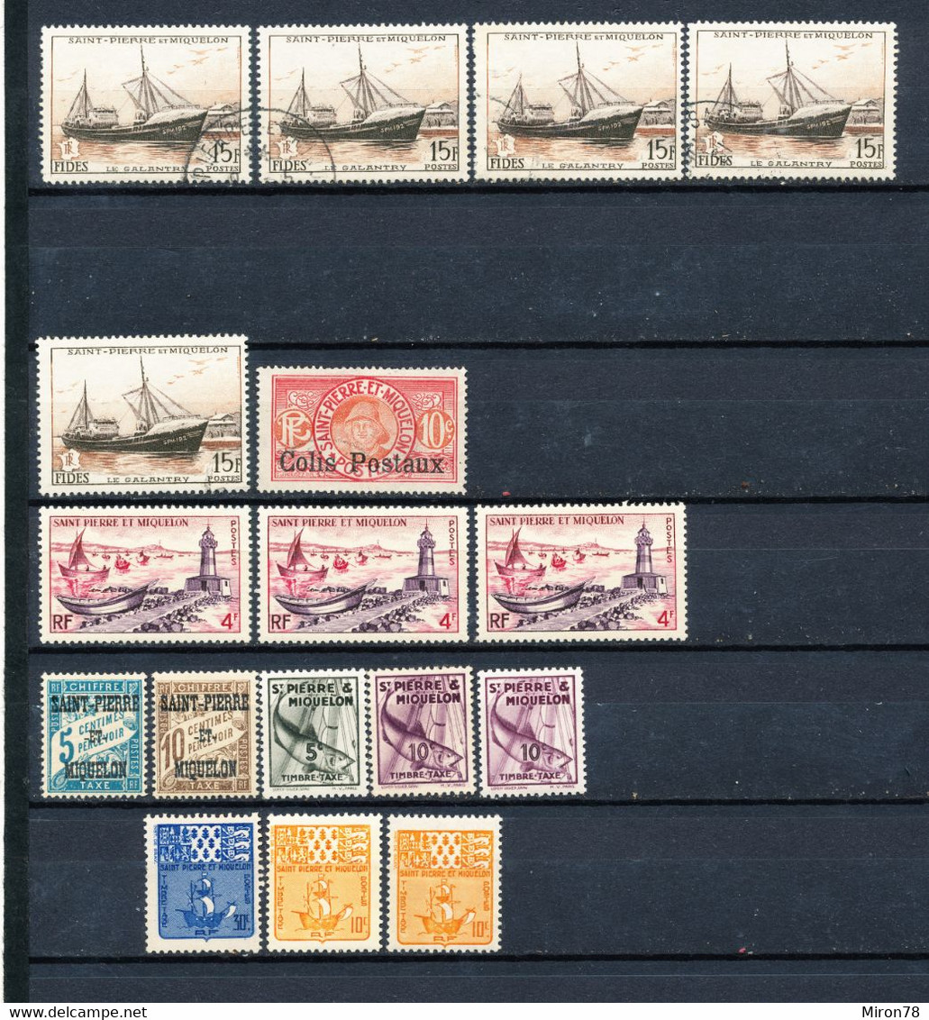 Stamp St.Pierre & Miquelon  Used/mint Lot92 - Sonstige & Ohne Zuordnung