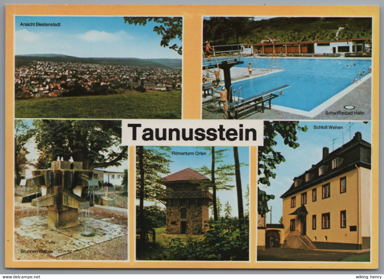 Taunusstein - Mehrbildkarte 2   Bleidenstadt Hahn Wehen Orlen - Taunusstein