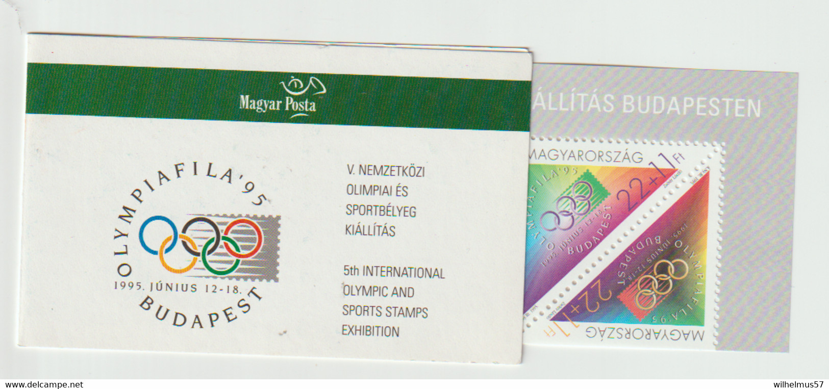 (W041)  Hungary 1995 Olympiafila Booklet, (MNH) - Markenheftchen
