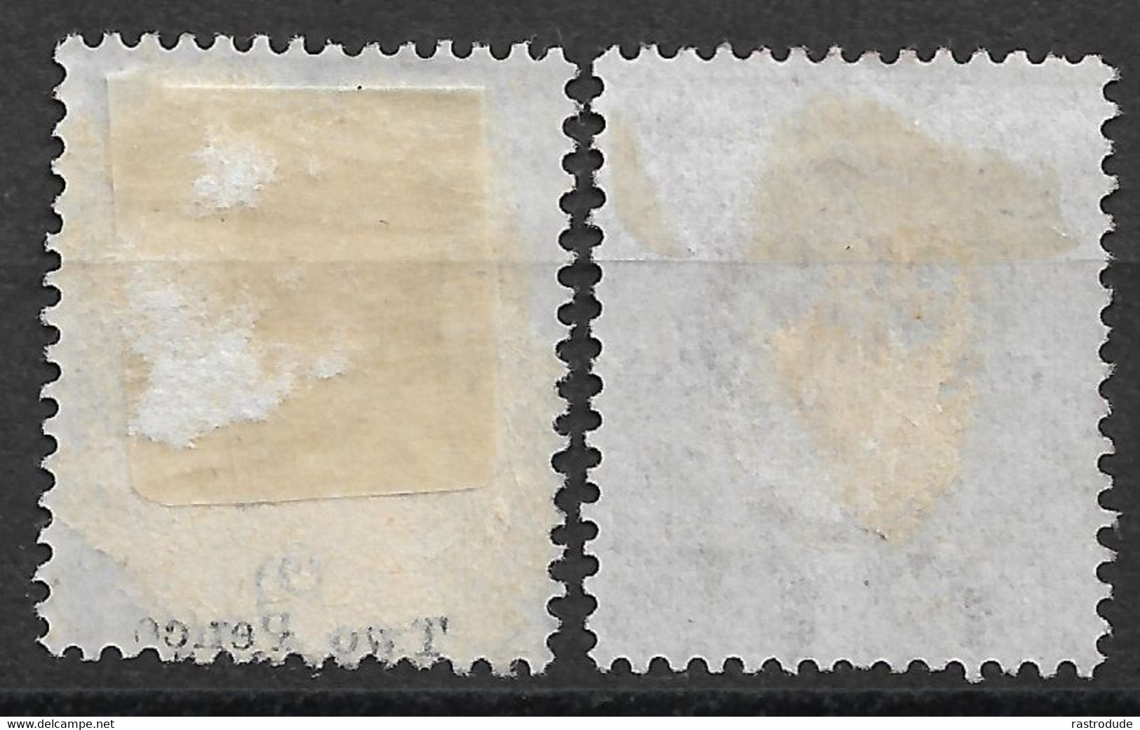 1863-72 MAURITIUS - 2d,4d SG. 59, 62 - CANCELLED Overprint. - UNUSED - Mauritius (...-1967)