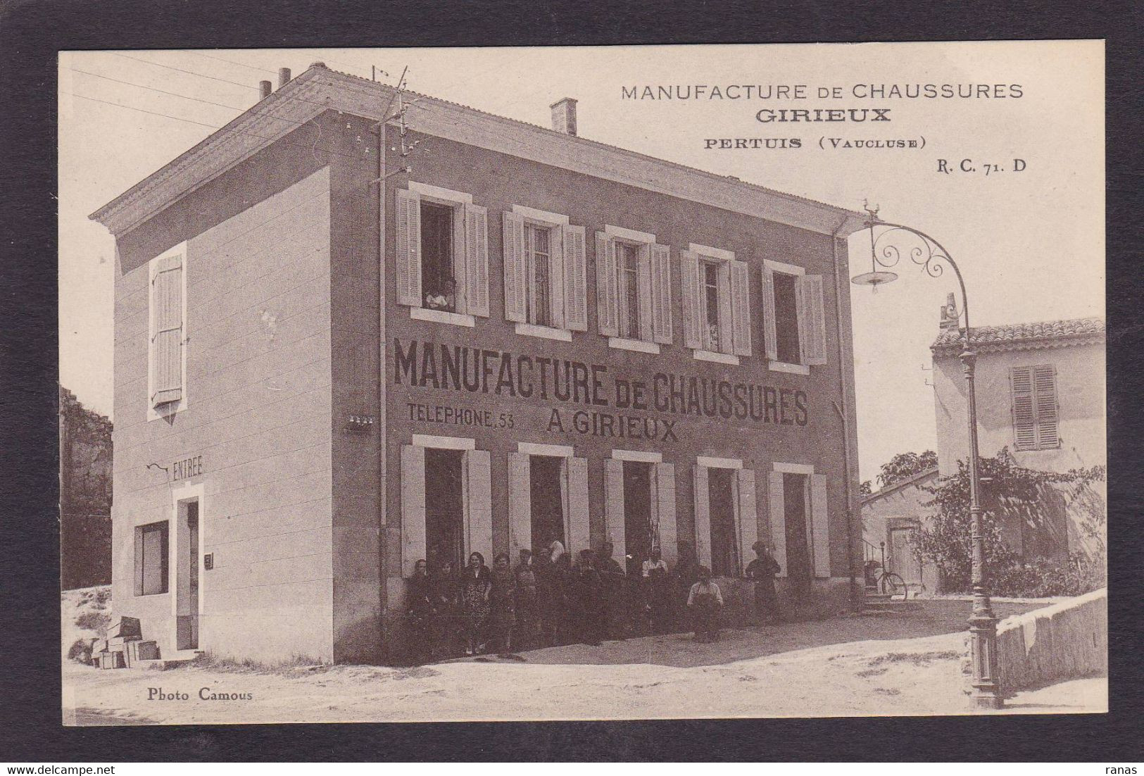 CPA Vaucluse 84 Pertuis Manufacture De Chaussures Non Circulé - Pertuis