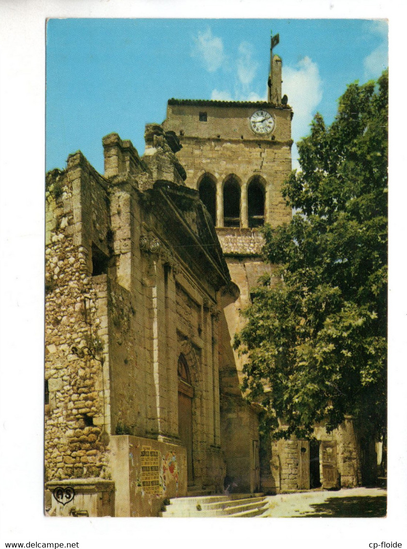 34 - ANIANE . ANCIENNE ÉGLISE DES PÉNITENTS ET LA TOUR DE L'HORLOGE - Réf. N° 26224 - - Aniane