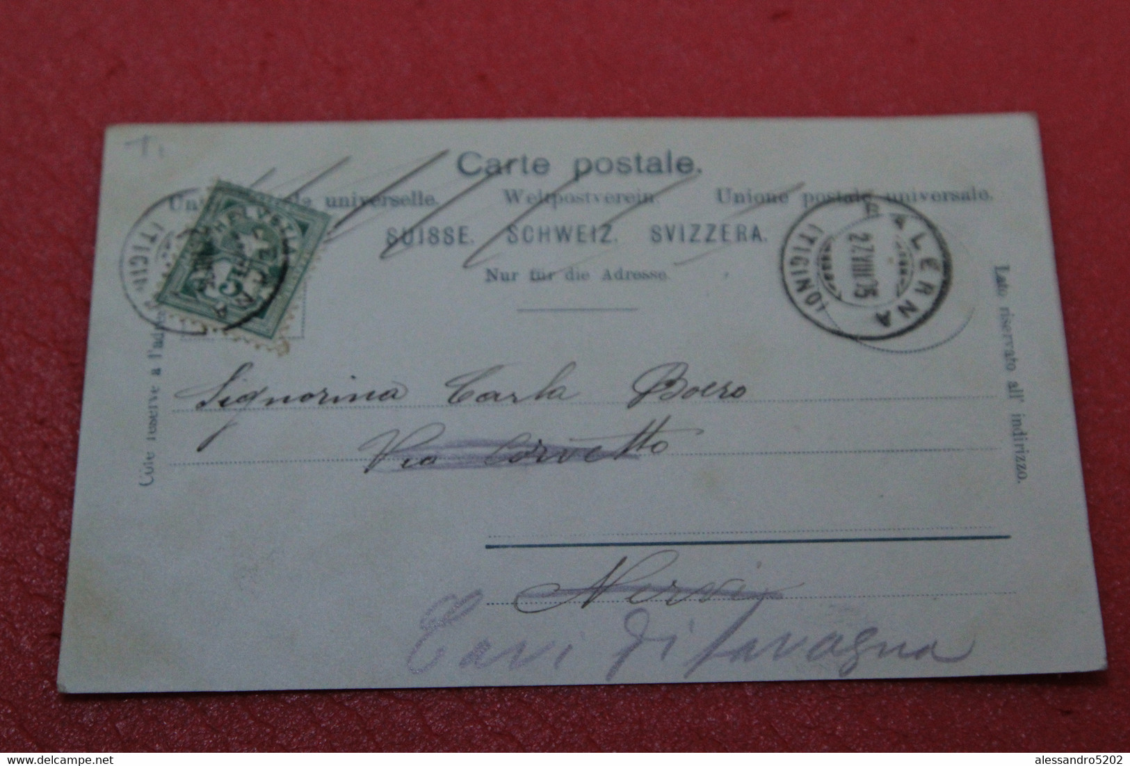 Ticino Balerna 1905 Ed. Agostinetti - Other & Unclassified