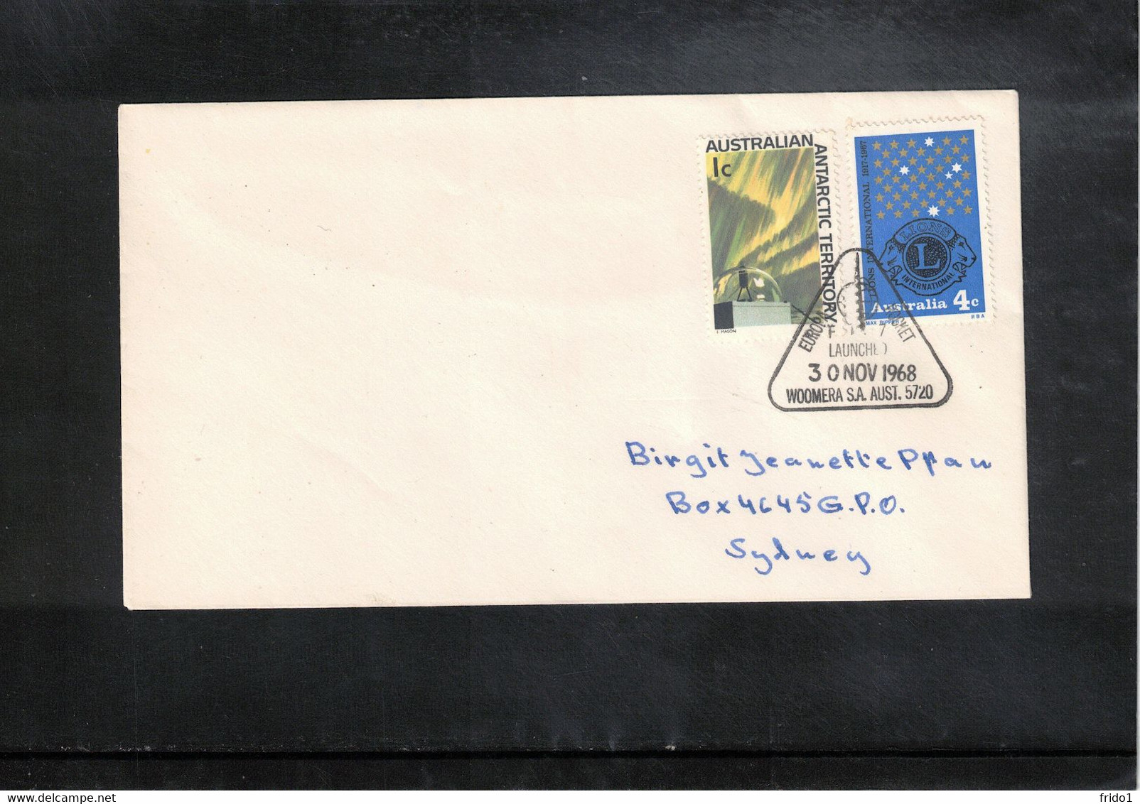 Australia 1968 Space / Raumfahrt Woomera Europa 1 Rocket Launched Interesting Letter - Océanie