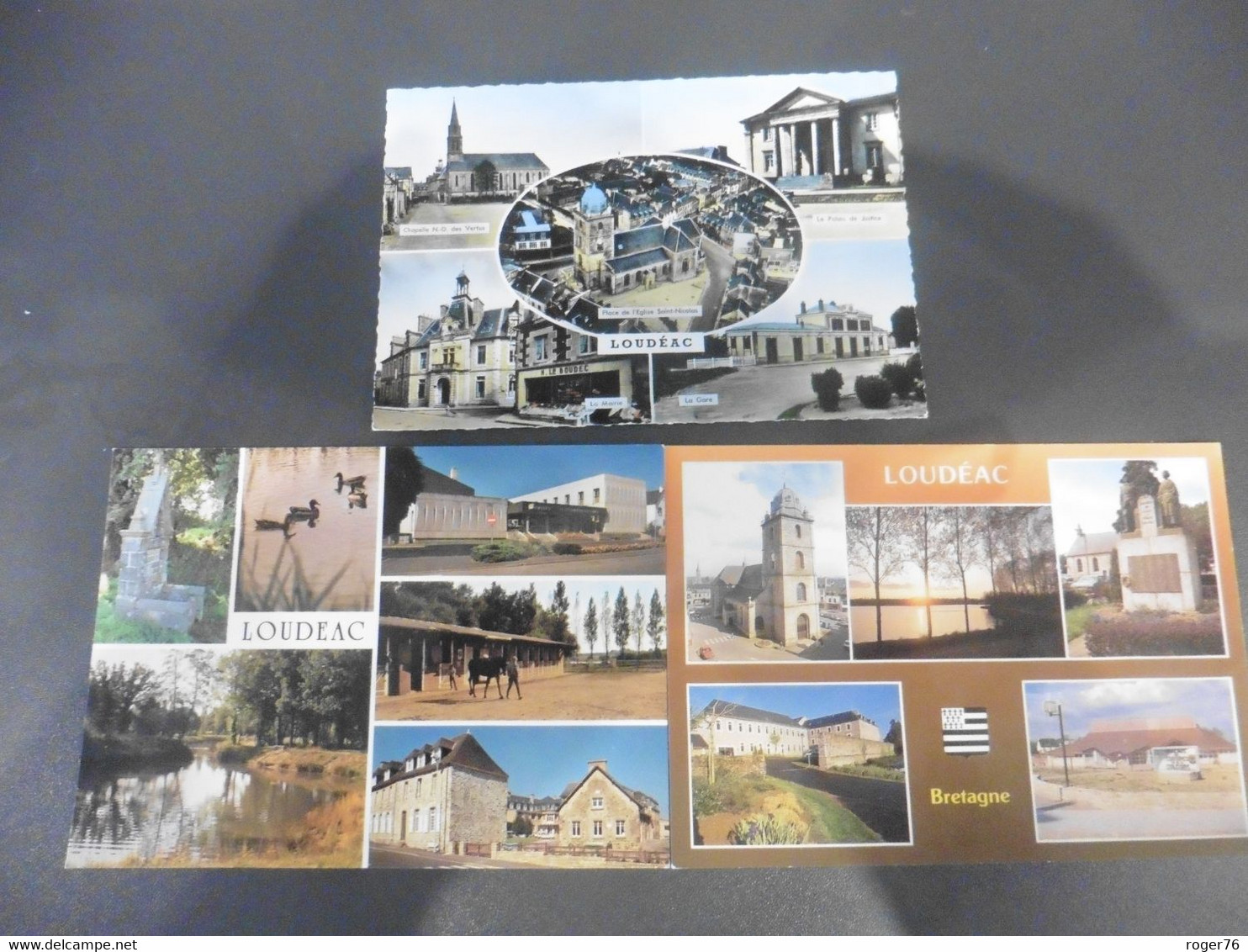 3   CARTES  POSTALES   DE  LOUDEAC   ( COTES     D  ARMOR ) - Sonstige & Ohne Zuordnung