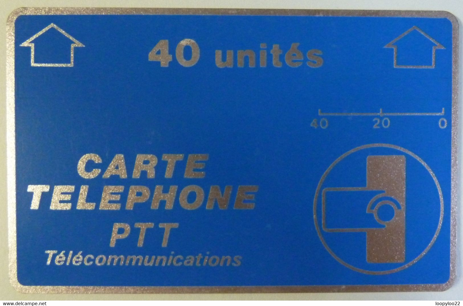 FRANCE - Landis & Gyr - Carte Telephone PTT - Dec 1985 - 40 Units - A14 - Used - Internas
