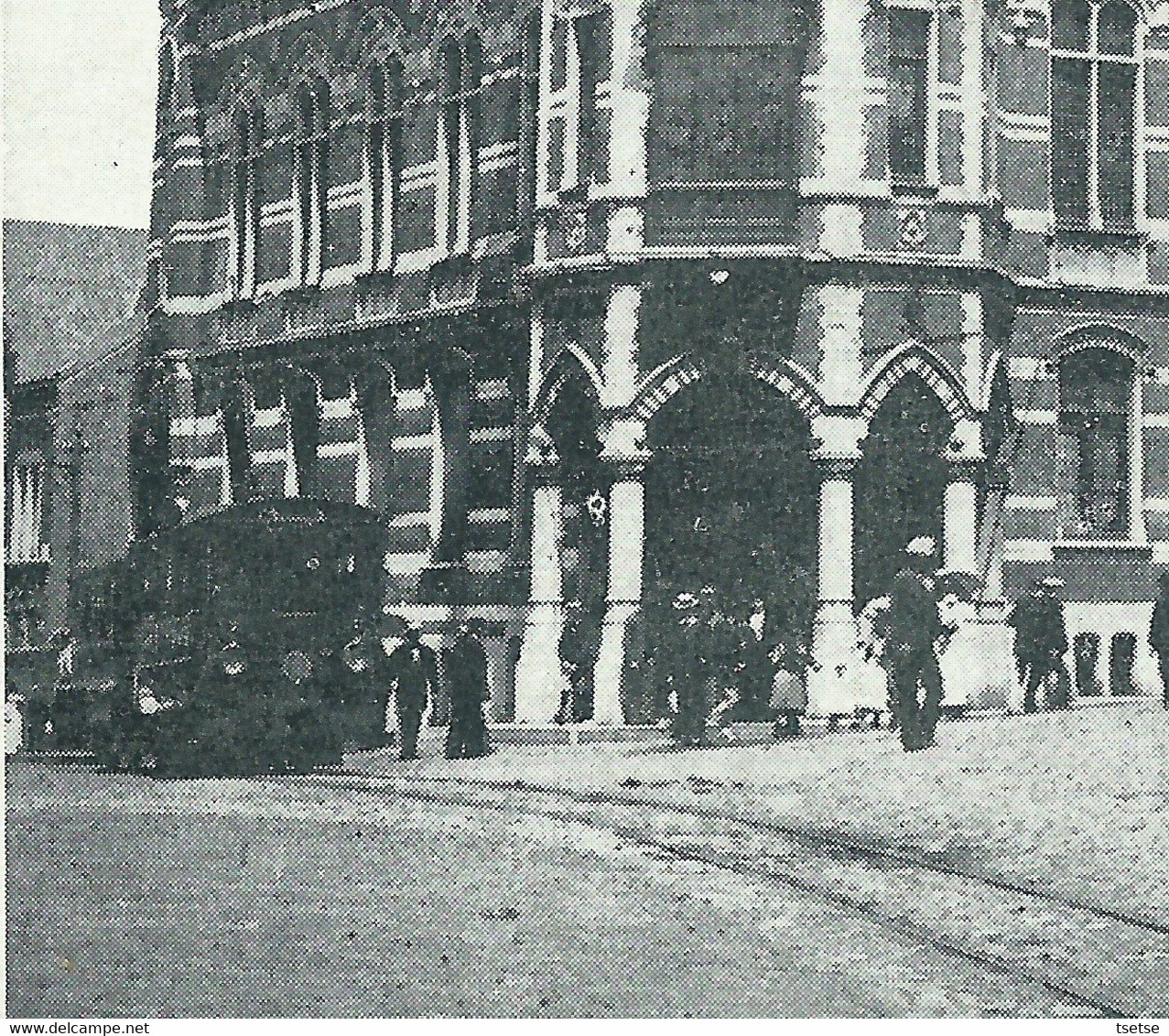 Mariemont - Hôtel De Ville - TRAM - 1903  ( Voir Verso ) - Morlanwelz