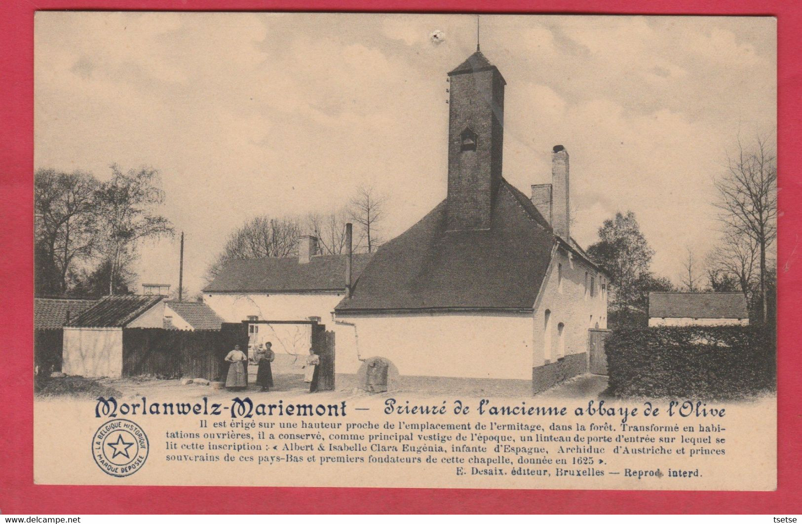 Morlanwez-Mariemont - Prieuré De L'ancienne Abbaye De L'Olive ( Voir Verso ) - Morlanwelz