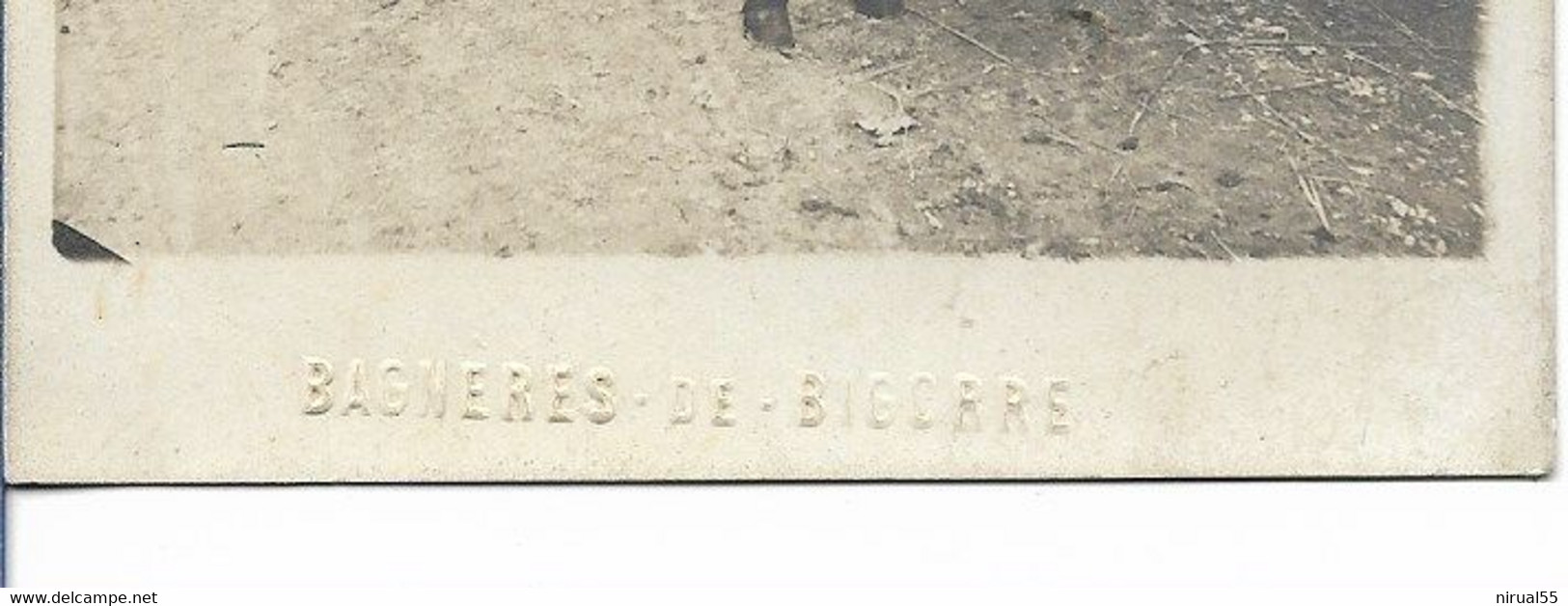 BAGNERES DE BIGORRE Hautes Pyrénées Carte Photo Enfant Sur Un âne   .....G - Ossun