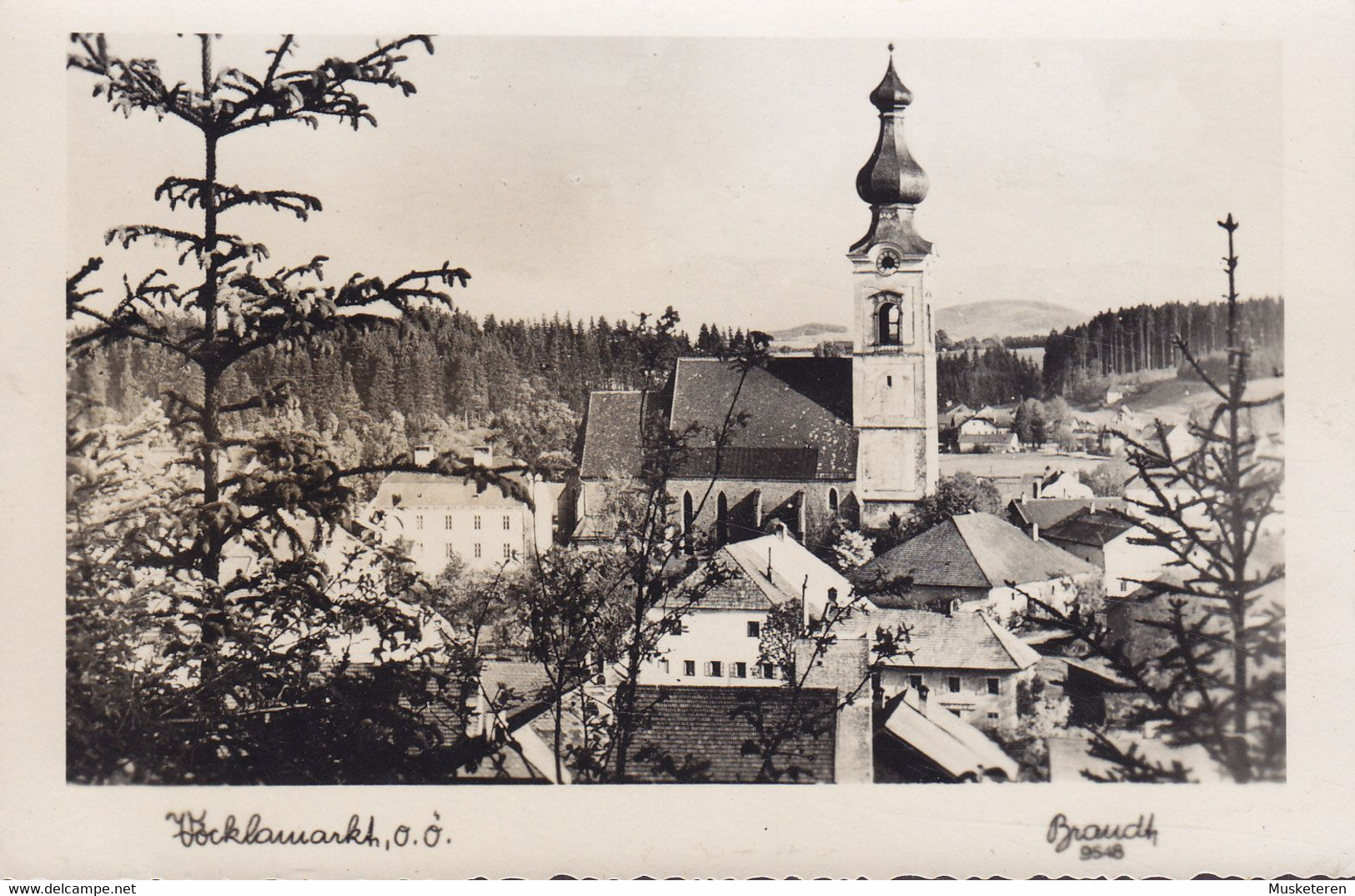 Austria PPC Vöcklamarkt Brandt 9548 VÖCKLAMARKT 1950 Echte Real Photo Véritable Trachten Stamp (2 Scans) - Vöcklabruck