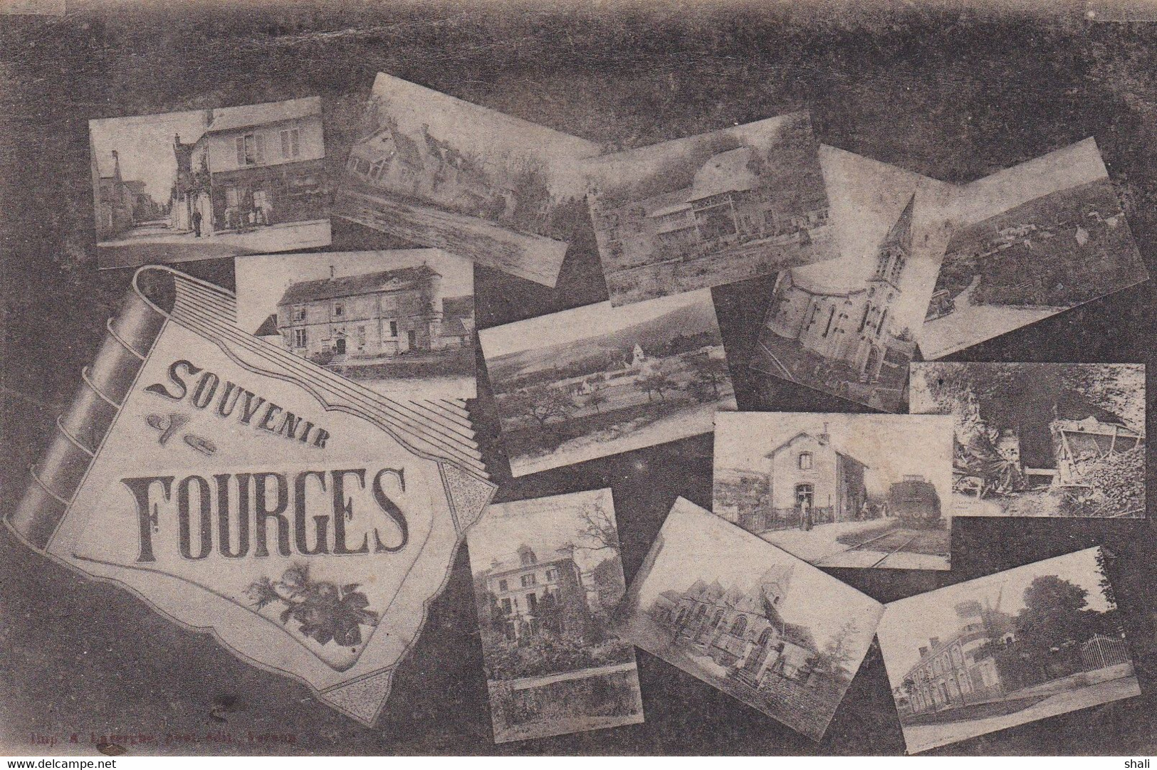 CPA SOUVENIR DE FOURGES - Fourges