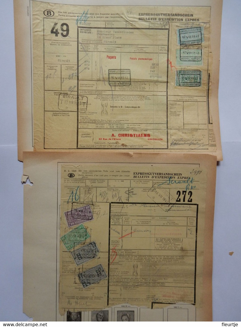 TR Zegels Op Expeditie Bulletin Anno 1943 - Dokumente & Fragmente