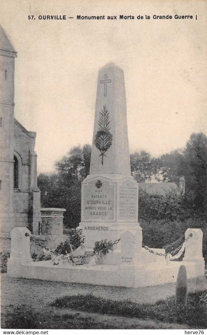 OURVILLE - Monument Aux Morts - Ourville En Caux