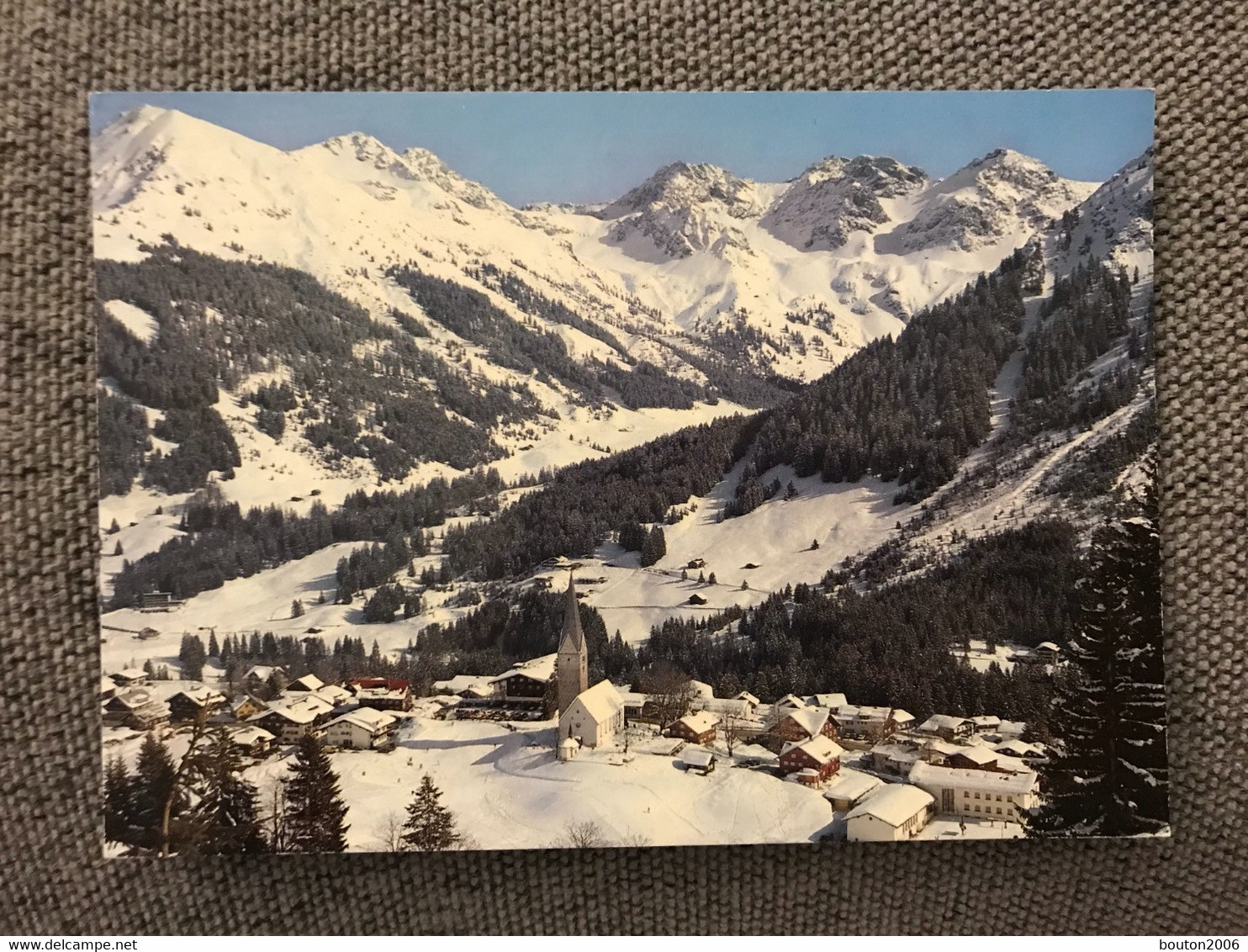 Mittelberg Wintersportplatz Kleinwalsertal Mit Kuhgehrenspitze Hammerspitze - Mittelberg