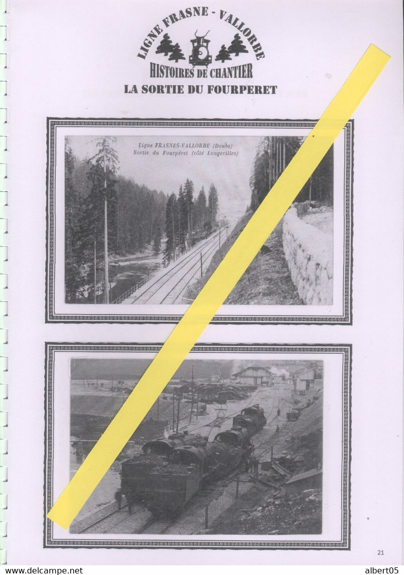 Ligne Frasne-Vallorbe - Histoires De Chantiers - Années 1914/15 - Structures