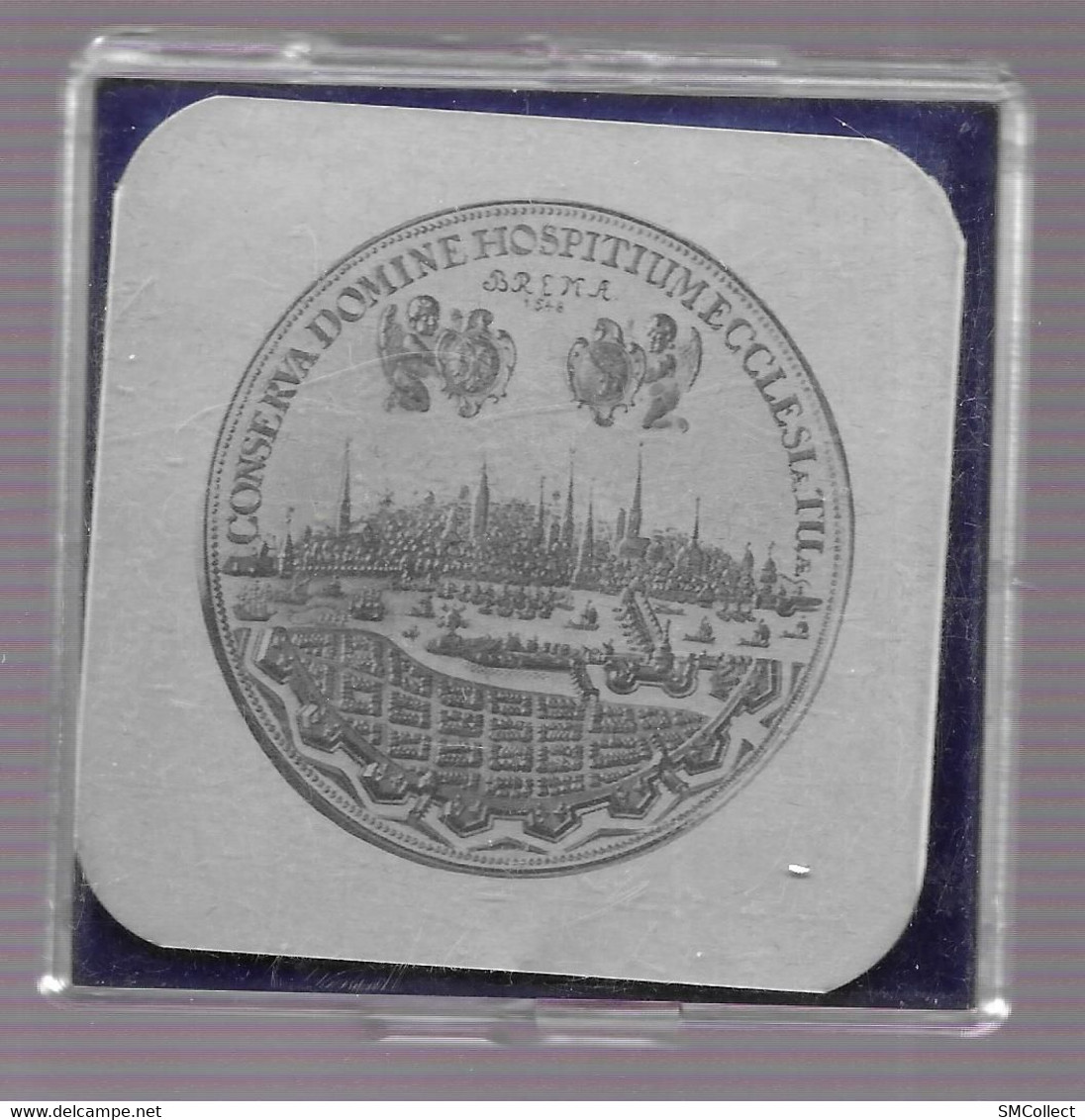 Bremer Schaugulden 1648 proof. Réplique en argent 835/1000e, 14.3 grammes, dans son écrin, avec notice explicative