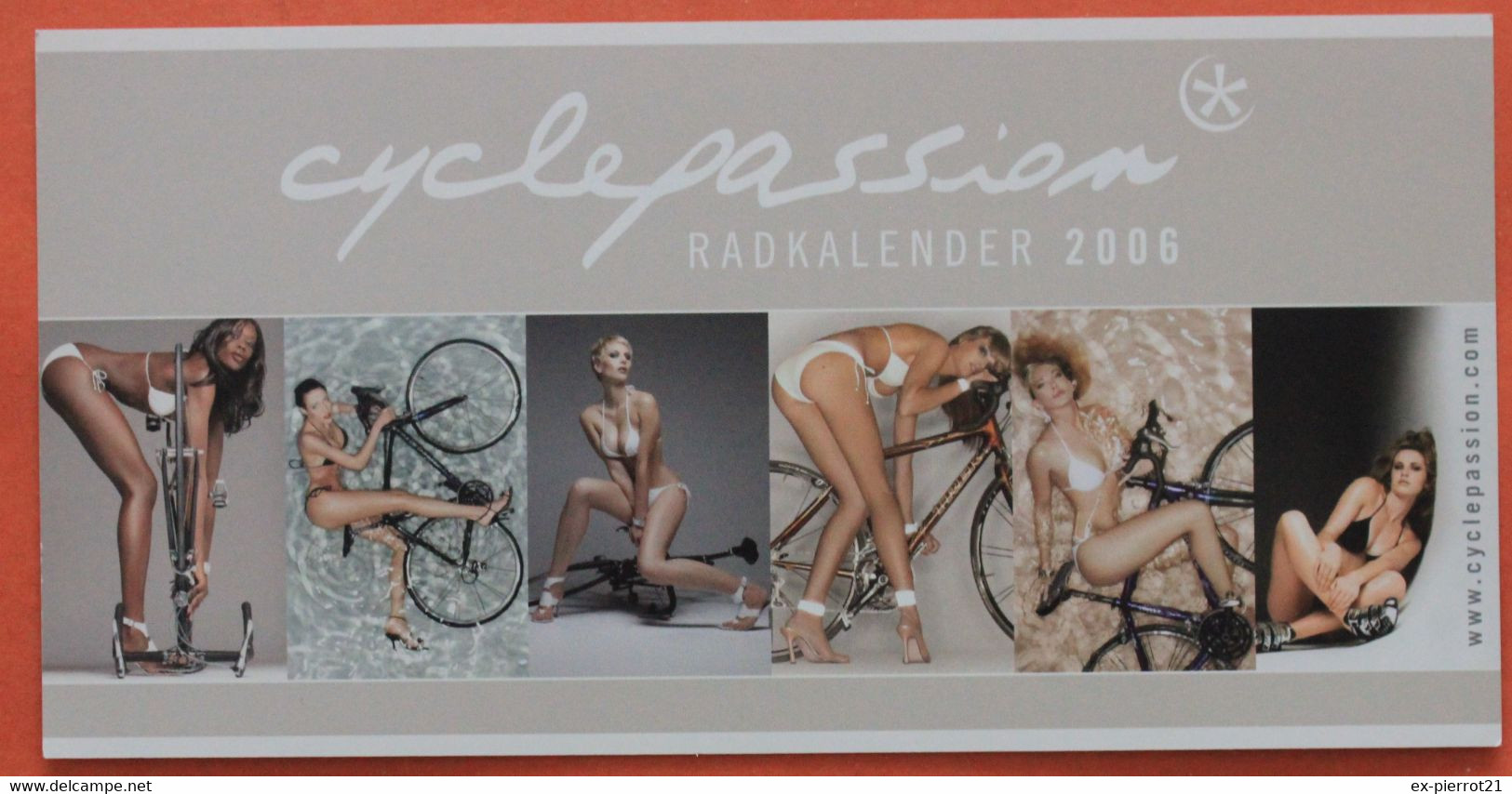 Cyclisme : Carton Publicitaire Pour Le Calendrier Cyclepassion, Pour Les Amateurs De Belles Mécaniques - Cycling