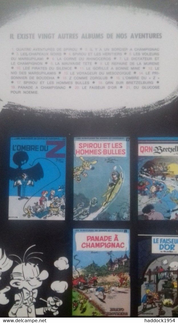 Il Y A Un Sorcier à Champignac Spirou ANDRE FRANQUIN Dupuis 1971 - Spirou Et Fantasio