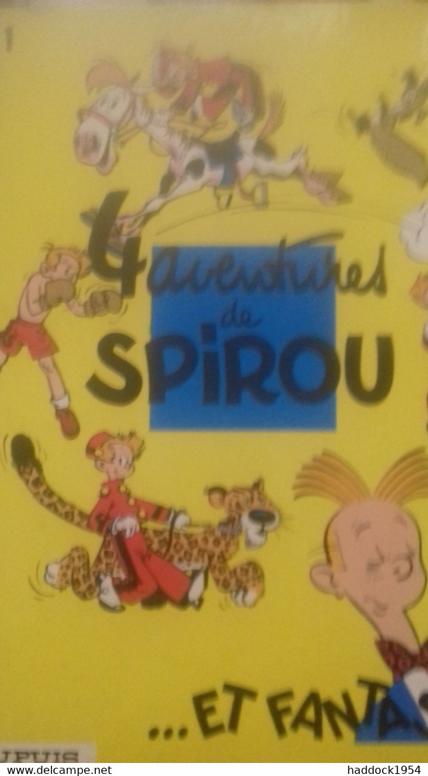 4 Aventures De Spirou Et Fantasio ANDRE FRANQUIN Dupuis 1972 - Spirou Et Fantasio