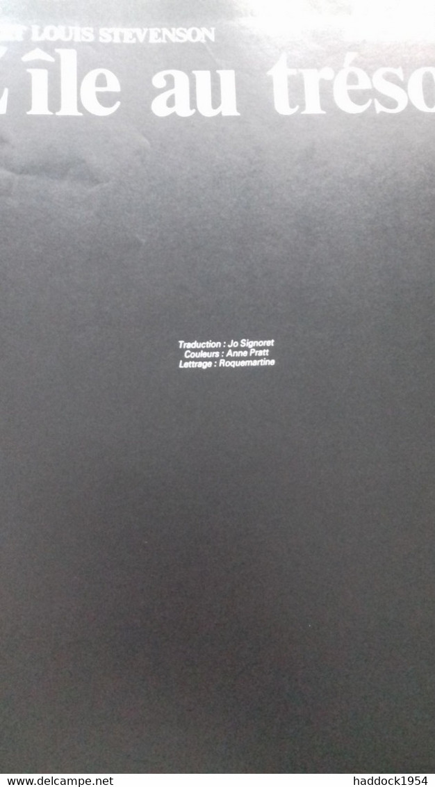 L'île Au Trésor - David Balfour STEVENSON HUGO PRATT Les Humanoides Associés 1980 - Pratt
