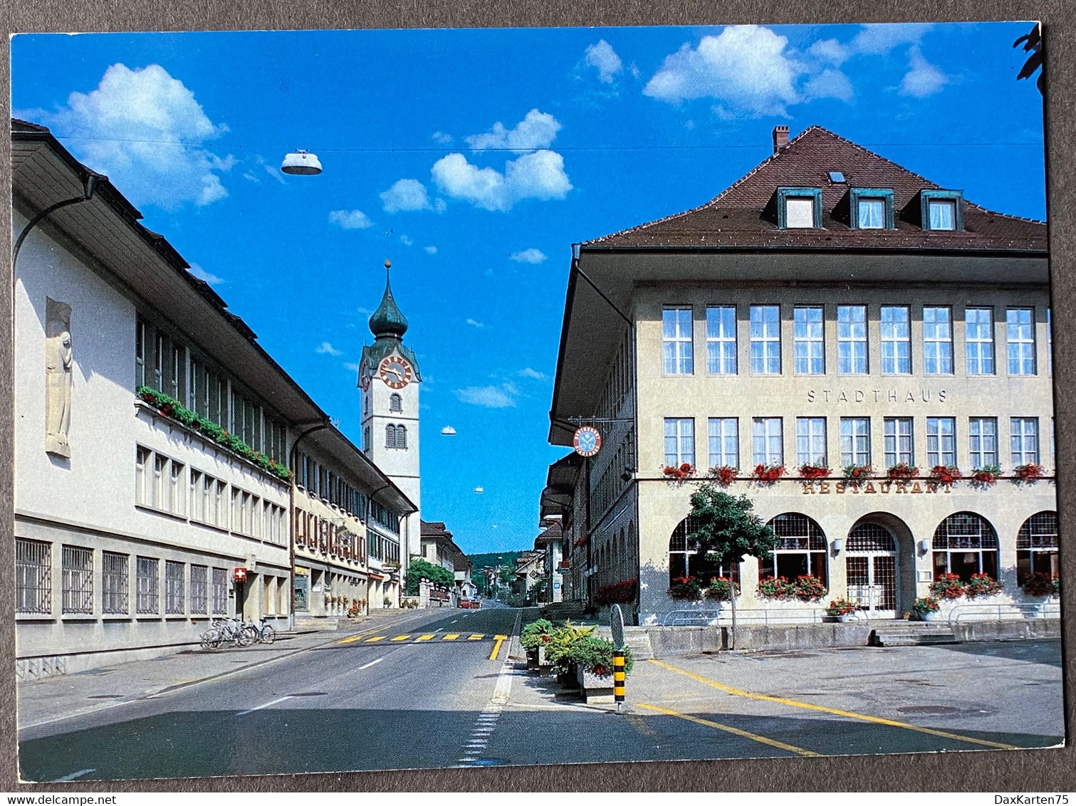 Huttwil Marktgasse Mit Stadthaus/ Feldpost - Huttwil