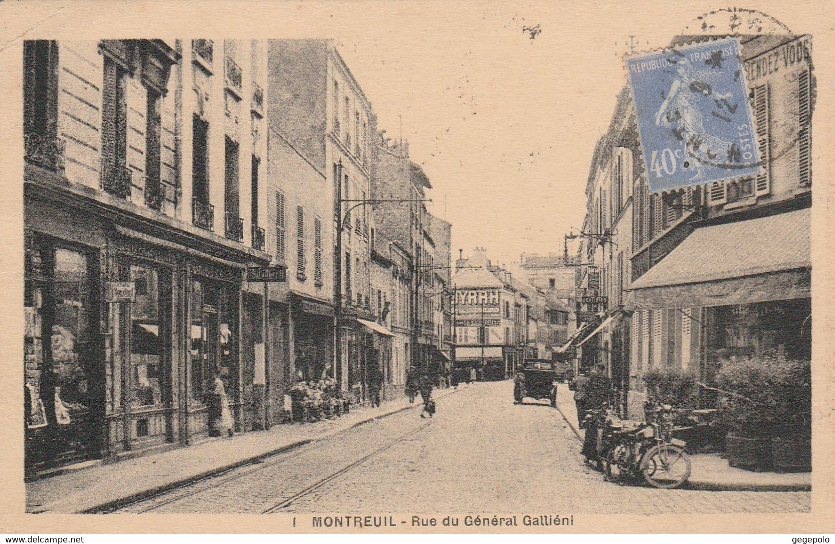 MONTREUIL Sous BOIS  -  Rue Du Général Galliéni - Montreuil