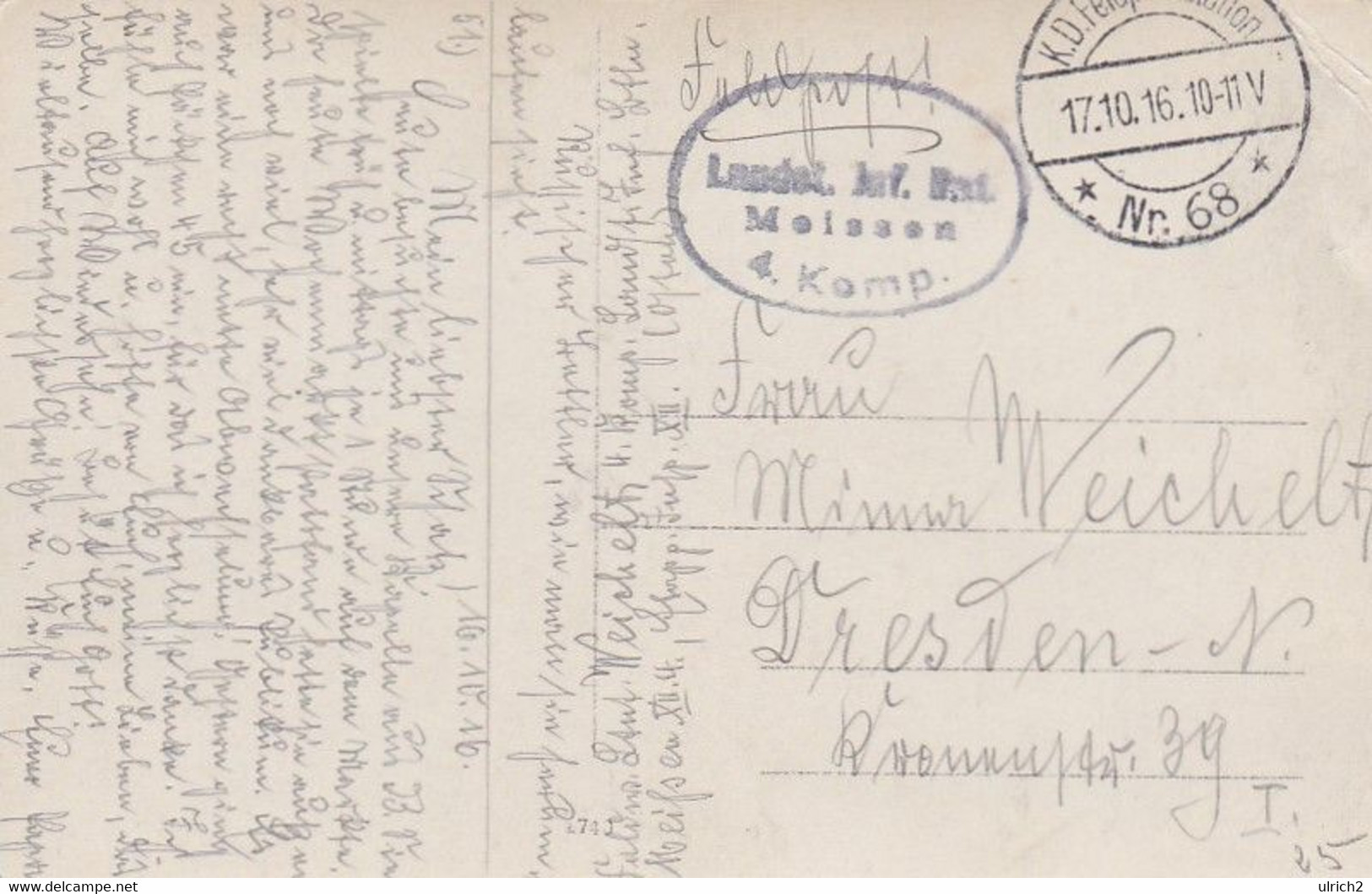 AK Foto Russischer Bettler - Russland - Landst. Inf. Bat. Meissen - 1916 (52458) - Europa