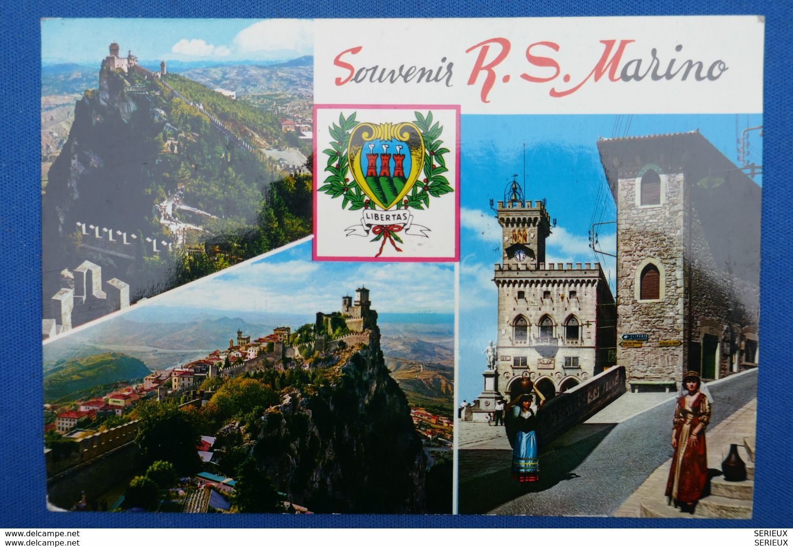 A13 SAN MARINO ITALIE BELLE CARTE 1972 POUR MONTREUIL FRANCE + AFFRANCHISSEMENT PLAISANT - Lettres & Documents