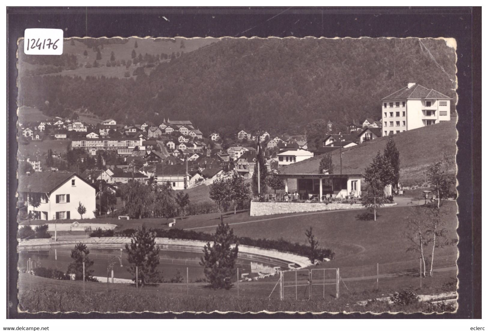 MOUTIER - LA PISCINE - B ( PLI D'ANGLE ) - Moutier