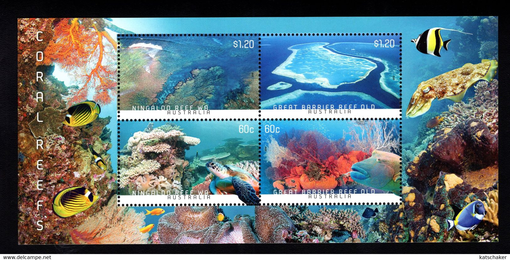 1119835387 2013 SCOTT 3977C (XX)  POSTFRIS MINT NEVER HINGED POSTFRISCH EINWANDFREI - CORAL REEFS - Mint Stamps